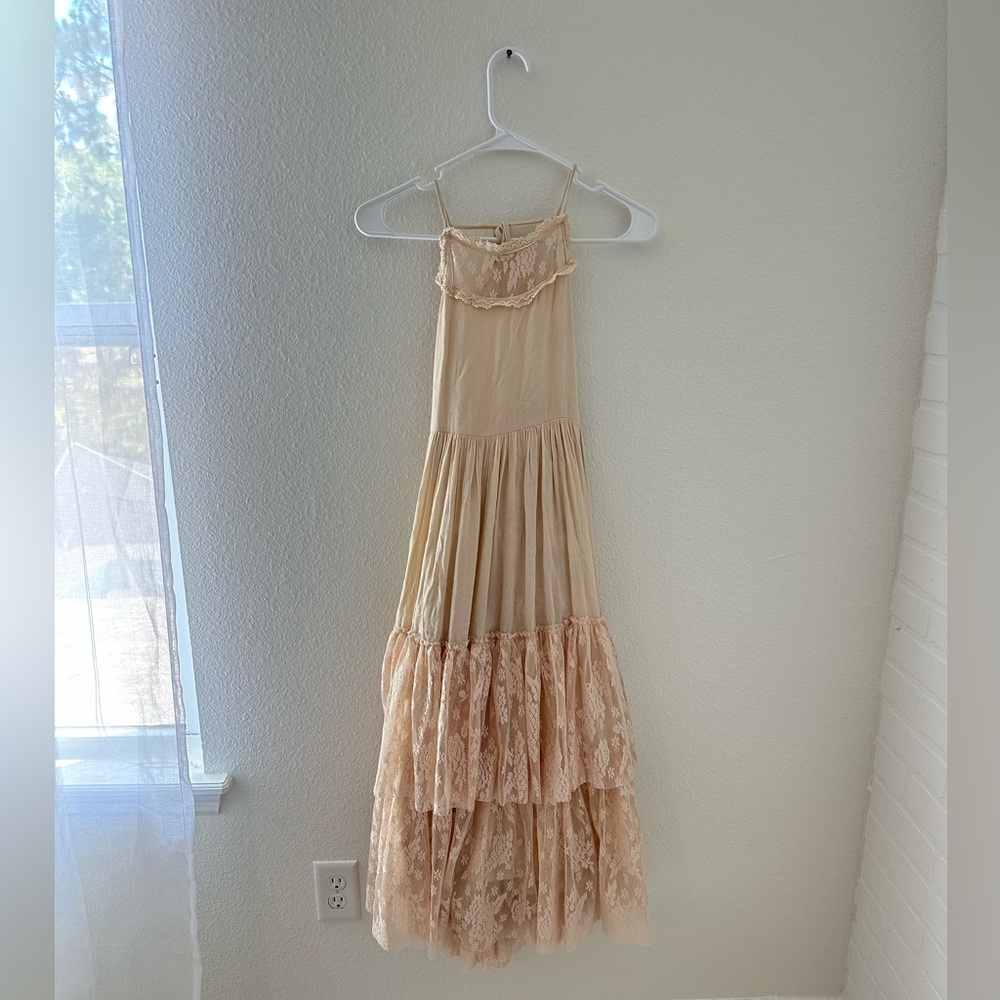 Joyfolie girls dress light peach color